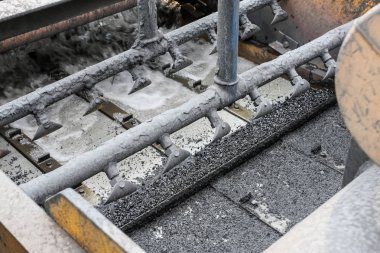 Açık çukur kömür madenciliği ve işleme Güney Afrika. Çamaşır ve depolama