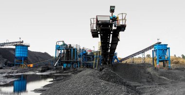 Yıkama ve bu mayınlı sonra kömür işleme için kullanılan Endüstri/sanayii donatımı