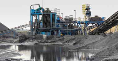 Yıkama ve bu mayınlı sonra kömür işleme için kullanılan Endüstri/sanayii donatımı