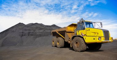 Damperli kamyon manganez işleme, manganez madenciliği ve Güney Afric içinde işlemek için kullanılan taşıma madencilik