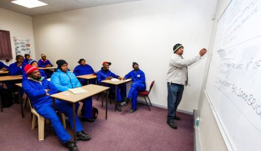 Johannesburg, Güney Afrika - 23 Temmuz 2012: Eğitim Merkezi Afrika mesleki beceriler