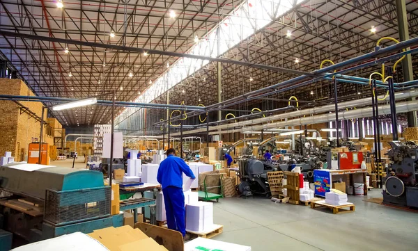 Johannesburg Güney Afrika Mart 2011 Bir Baskı Paketleme Fabrikası Tesis — Stok fotoğraf