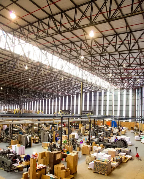 Johannesburg África Sul Março 2011 Printing Packaging Factory Facility — Fotografia de Stock