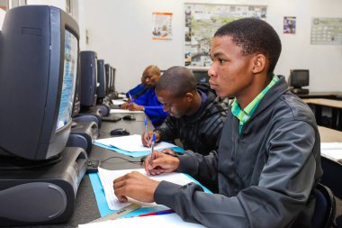 Johannesburg, Güney Afrika - 8 Mayıs 2012: Eğitim Merkezi Afrika mesleki beceriler