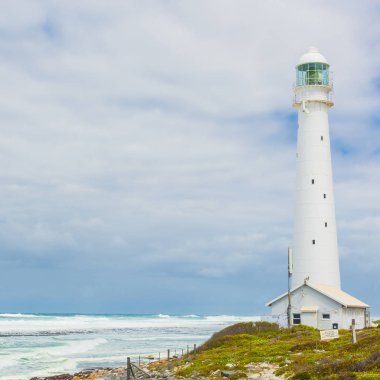 Engebeli Cape Town Güney Afrika sahil gündüz feneri