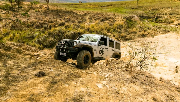 南アフリカのハリスミス 2015年10月2日 4X4 Mountain Path Driver Training Camp Jeep Drakensberg — ストック写真