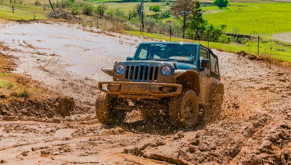 Harrismith Jihoafrická Republika Říjen 2015 4X4 Bahenní Řidičský Výcvik Táboře — Stock fotografie