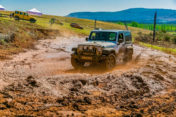 Harrismith Jihoafrická Republika Říjen 2015 4X4 Bahenní Řidičský Výcvik Táboře — Stock fotografie