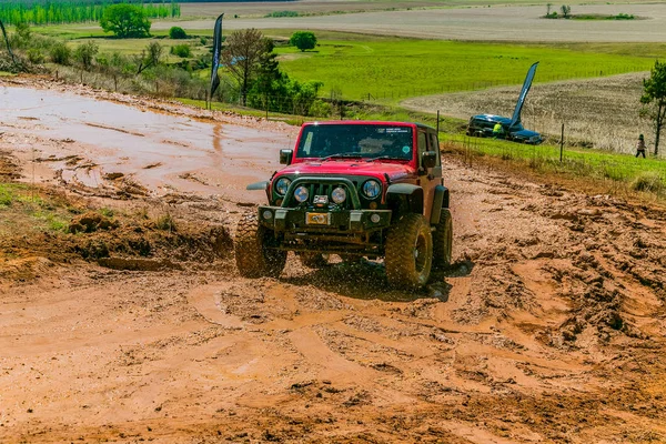 Harrismith Jihoafrická Republika Říjen 2015 4X4 Bahenní Řidičský Výcvik Táboře — Stock fotografie