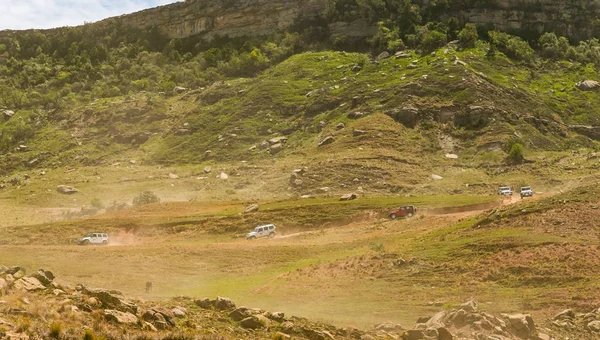 Harrismith Sud Africa Ottobre 2015 4X4 Mountain Path Driver Training — Foto Stock