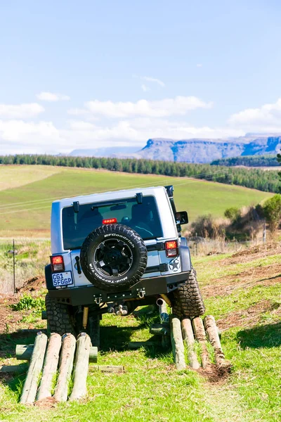 Harrismith Südafrika Oktober 2015 Allradtraining Für Hindernisfahrer Camp Jeep Drakensberg — Stockfoto