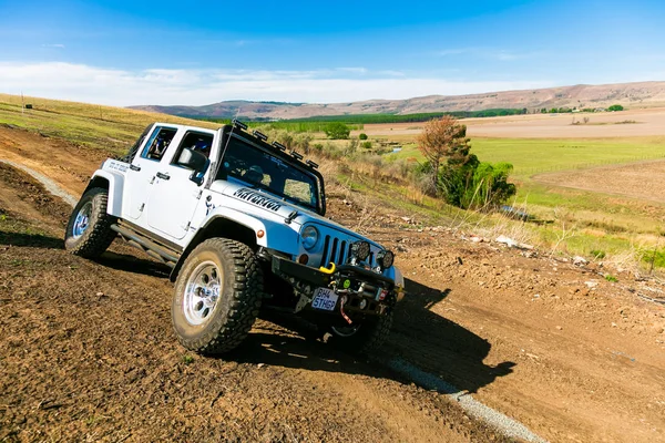 Harrismith Südafrika Oktober 2015 Allradtraining Für Hindernisfahrer Camp Jeep Drakensberg — Stockfoto