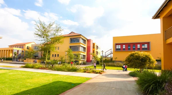 Johannesburg Zuid Afrika April 2012 Buitenkant Gebouwen College Campus — Stockfoto