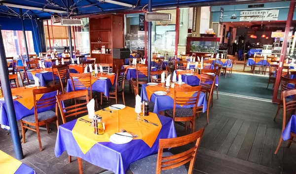 Johannesburg, Güney Afrika - 27 Nisan 2011: iç Up-Market deniz ürünleri Restoran