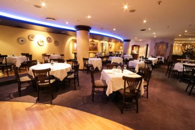 Johannesburg, Güney Afrika - 27 Kasım 2008: iç ve dış Portekizce Restoran