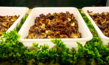 Bir sığır sarsıntılı Biltong Shop iç iç