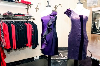 Johannesburg, Güney Afrika - 27 Nisan 2011: iç bir Up-Market kadının moda giyim perakende mağazası