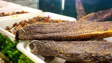 Bir sığır sarsıntılı Biltong Shop iç iç