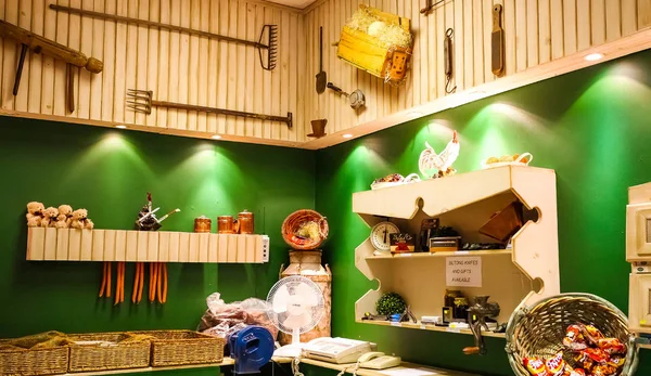 Bir sığır sarsıntılı Biltong Shop iç iç