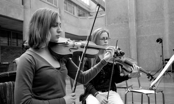 Johannesburg South Africa August 2010 Diverse Youth Music School Orchestra — Stock Photo, Image