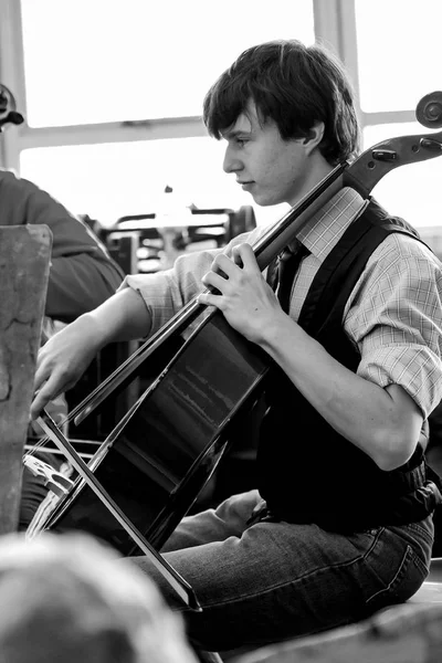 Johannesburg Sud Africa Agosto 2010 Diversi Giovani All Orchestra Della — Foto Stock