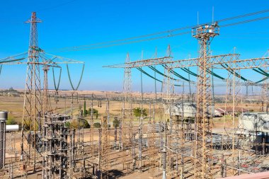 Johannesburg, Güney Afrika - 11 Nisan 2012: Elektrik Dağıtım tesisi tesisi