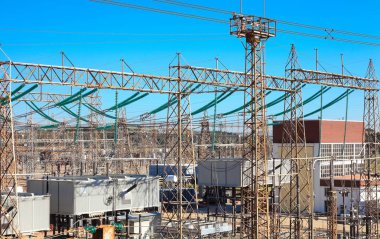 Johannesburg, Güney Afrika - 11 Nisan 2012: Elektrik Dağıtım tesisi tesisi