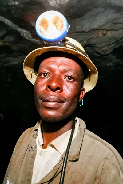 Johannesburg Afrika Selatan Agustus 2008 Underground Platinum Palladium Mining Machinery — Stok Foto