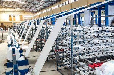 İç fabrika dokuma kumaş