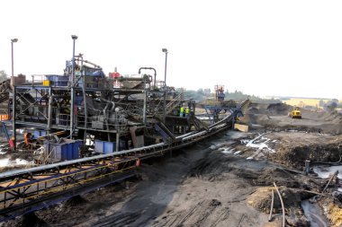 Kömür madenciliği ve işleme tesisi ekipmanları