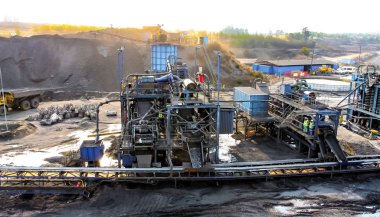 Kömür madenciliği ve işleme tesisi ekipmanları