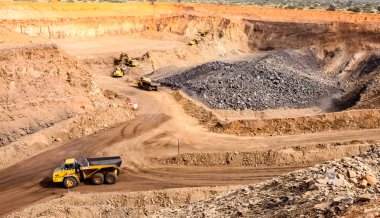 Açık Ocak madenciliği manganez ve donanımları