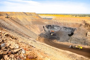 Açık Ocak madenciliği manganez ve donanımları