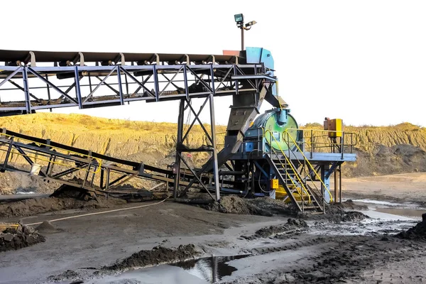 Anlagen für Kohlebergbau und -verarbeitung — Stockfoto