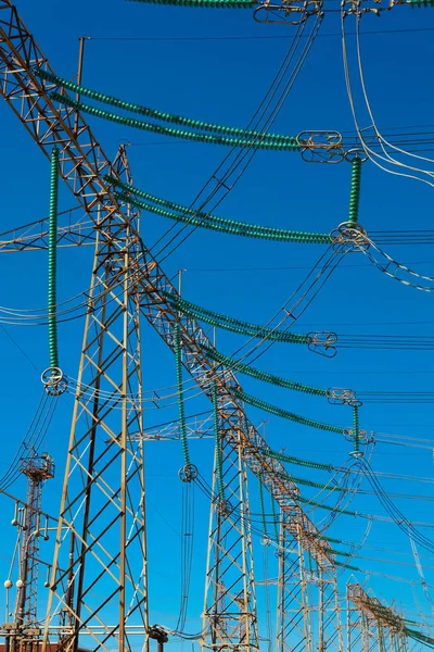 Zakład dystrybucji energii elektrycznej — Zdjęcie stockowe