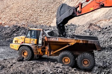 Açık Ocak madenciliği manganez ve donanımları