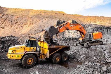 Açık Ocak madenciliği manganez ve donanımları