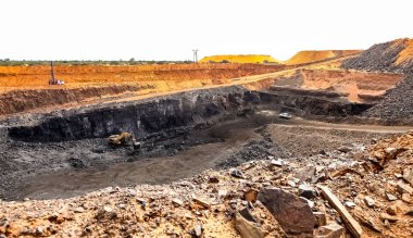 Açık Ocak madenciliği manganez ve donanımları