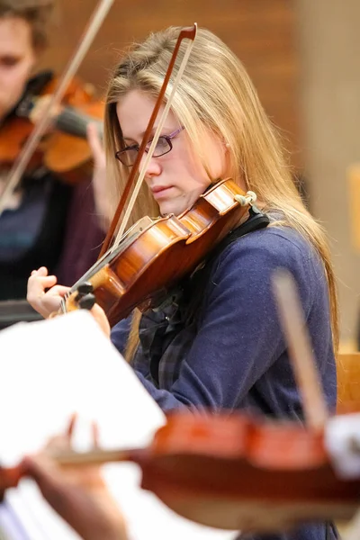 Çeşitli gençlik müzik okul Orkestrası — Stok fotoğraf