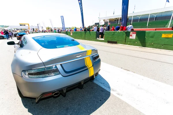Aston Martin właściciel Track Day — Zdjęcie stockowe