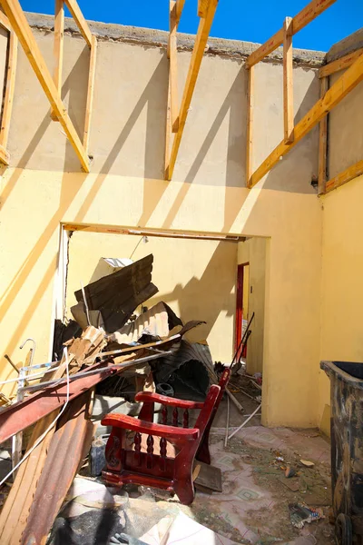 Tornado Damaged Homes in a small Township — Stock Photo, Image