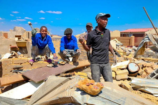 Tornado Damaged Homes in a small Township — Stock Photo, Image