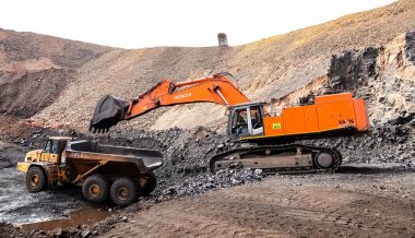 Açık Ocak madenciliği manganez ve donanımları