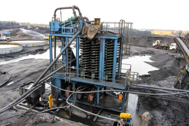 Kömür madenciliği ve işleme tesisi ekipmanları