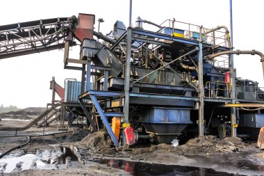 Kömür madenciliği ve işleme tesisi ekipmanları