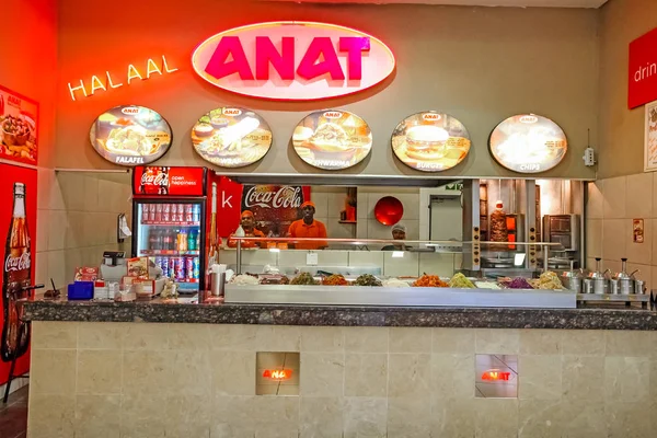 Interior de Fast Food Take Out Restaurante en un centro comercial —  Fotos de Stock