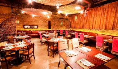 Up-Market Afrika Restoran iç