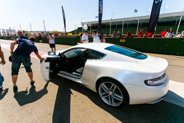 Aston Martin właściciel Track Day — Zdjęcie stockowe