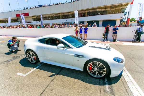 Aston Martin właściciel Track Day — Zdjęcie stockowe