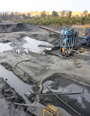 Kömür madenciliği ve işleme tesisi ekipmanları